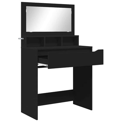 Bedroom Dressing Tables with Drawer Black 80 x 39.6 x 135 cm