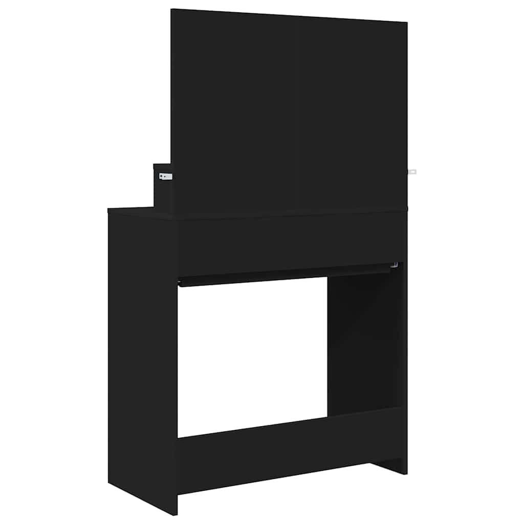 Bedroom Dressing Tables with Drawer Black 80 x 39.6 x 135 cm