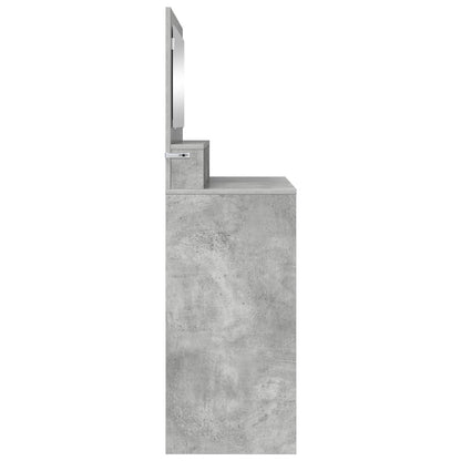 Bedroom Dressing Tables Concrete Grey 80 x 39.6 x 135 cm