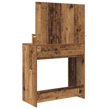 Bedroom Dressing Tables with Drawer Old Wood 80 x 39.6 x 135 cm