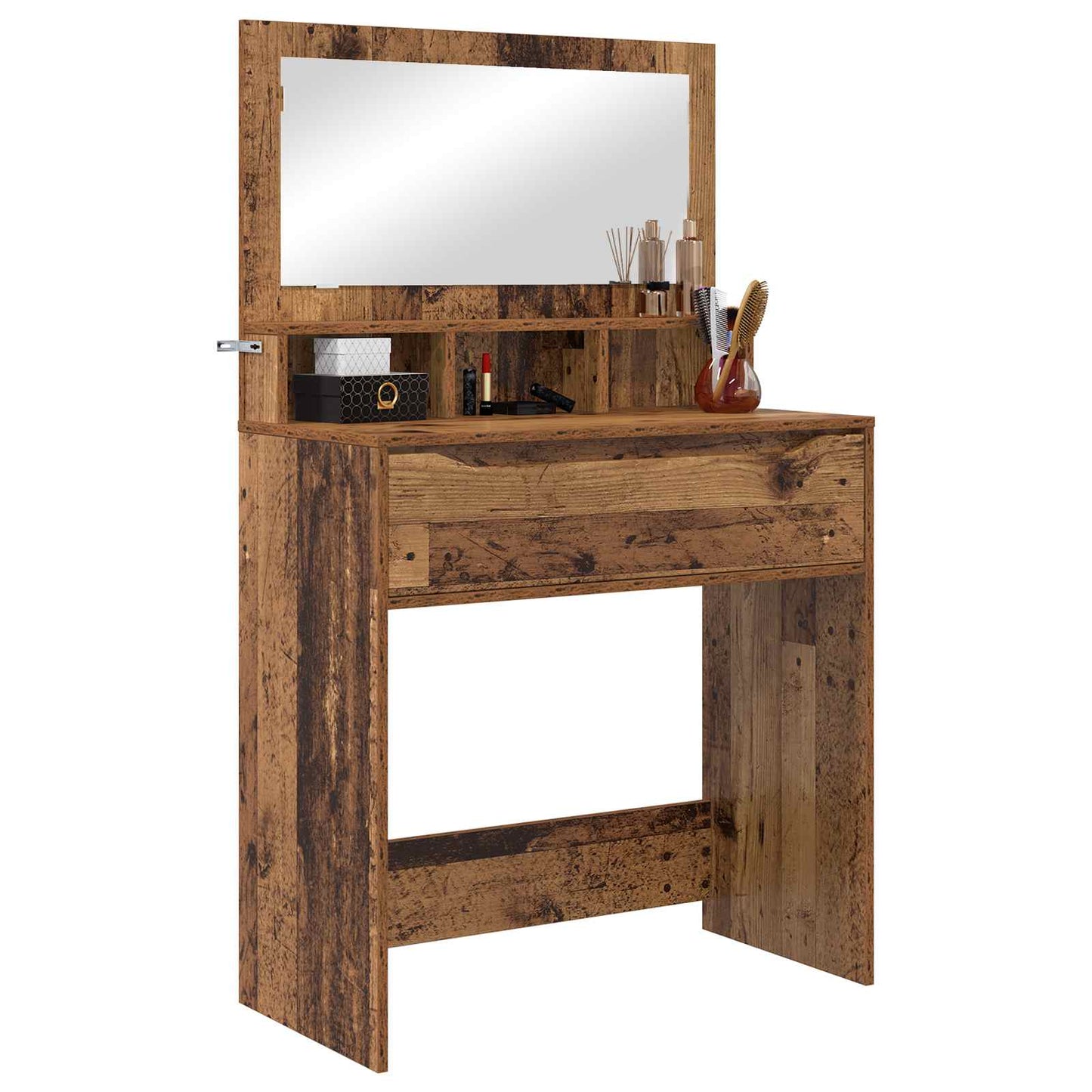 Bedroom Dressing Tables with Drawer Old Wood 80 x 39.6 x 135 cm