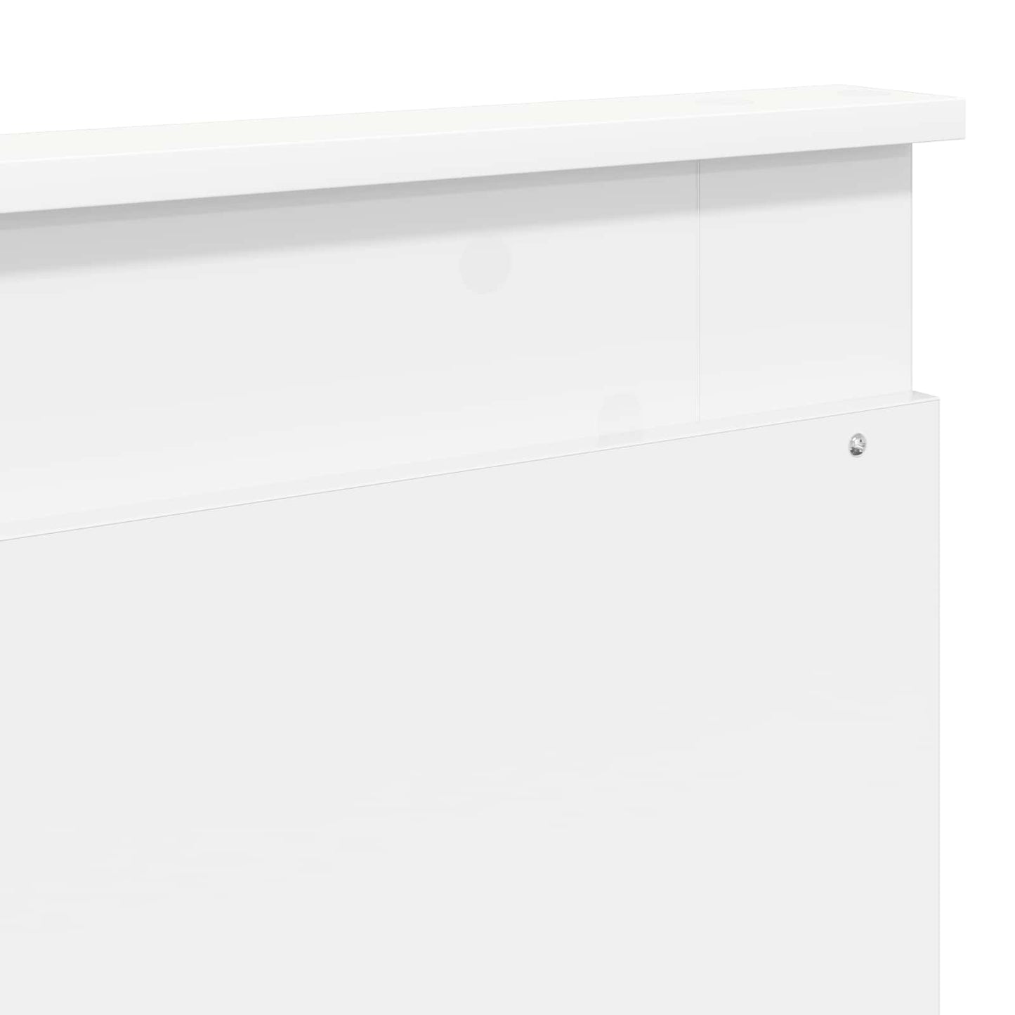 Headboard with Headboard White 200 cm Engineered Wood