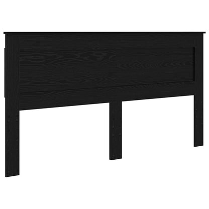 Headboard Black Oak Engineered Wood