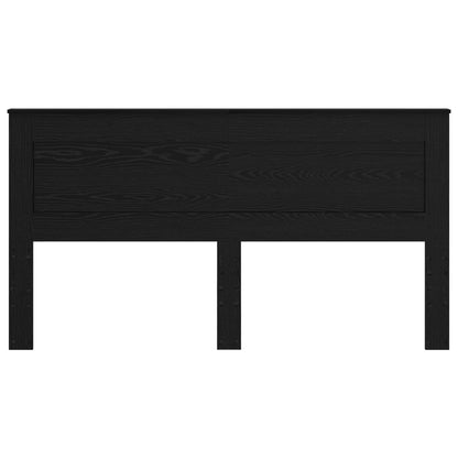 Headboard Black Oak Engineered Wood