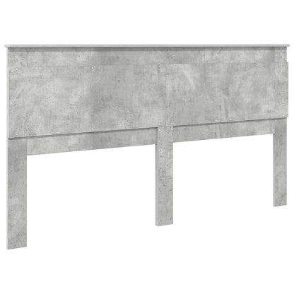 Headboard Concrete Grey Engineered Wood
