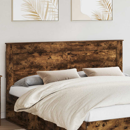 Headboard Smoked Oak Engineered Wood