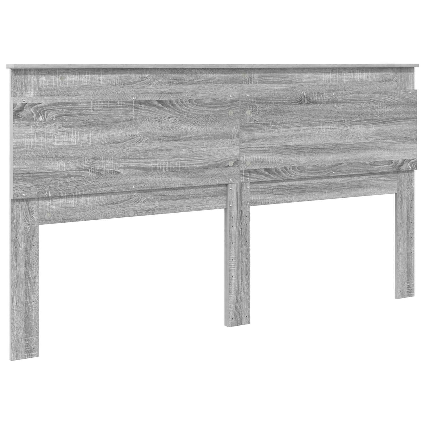 Headboard with Headboard Grey Sonoma 200 cm Engineered Wood