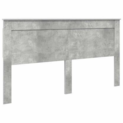 Headboard Concrete Grey Engineered Wood