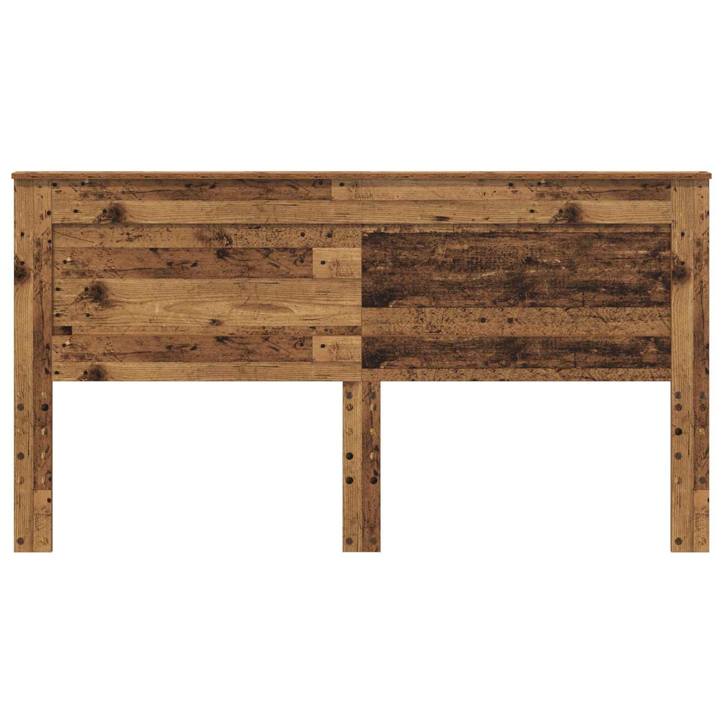 Headboard with Headboard Old Wood 180 cm Engineered Wood