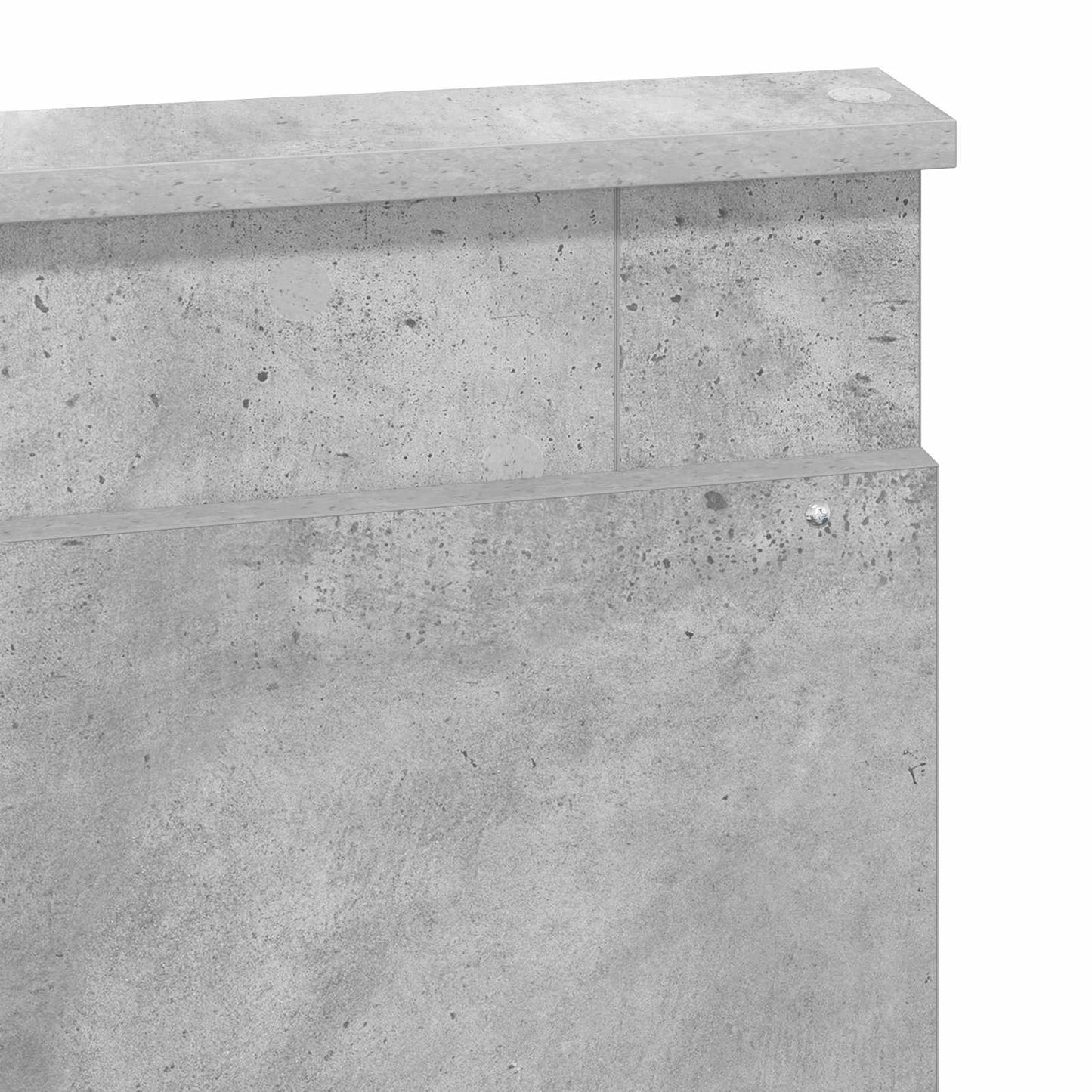 Headboard Concrete Grey Engineered Wood