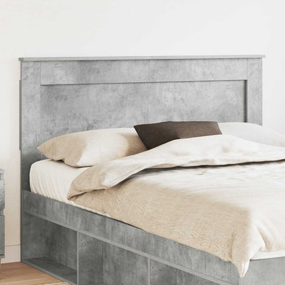 Headboard Concrete Grey Engineered Wood