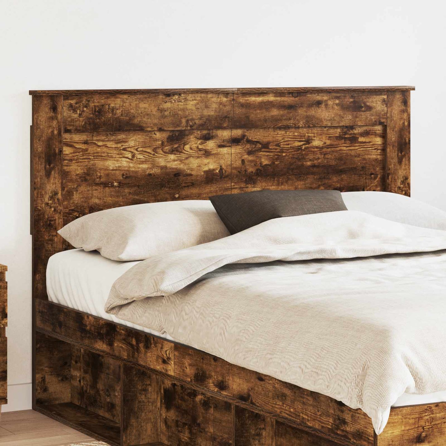 Headboard Smoked Oak Engineered Wood