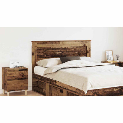 Headboard with Headboard Old Wood 150 cm Engineered Wood