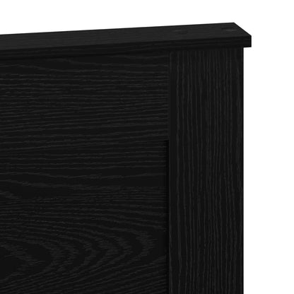 Headboard Black Oak Engineered Wood