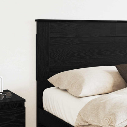 Headboard Black Oak Engineered Wood