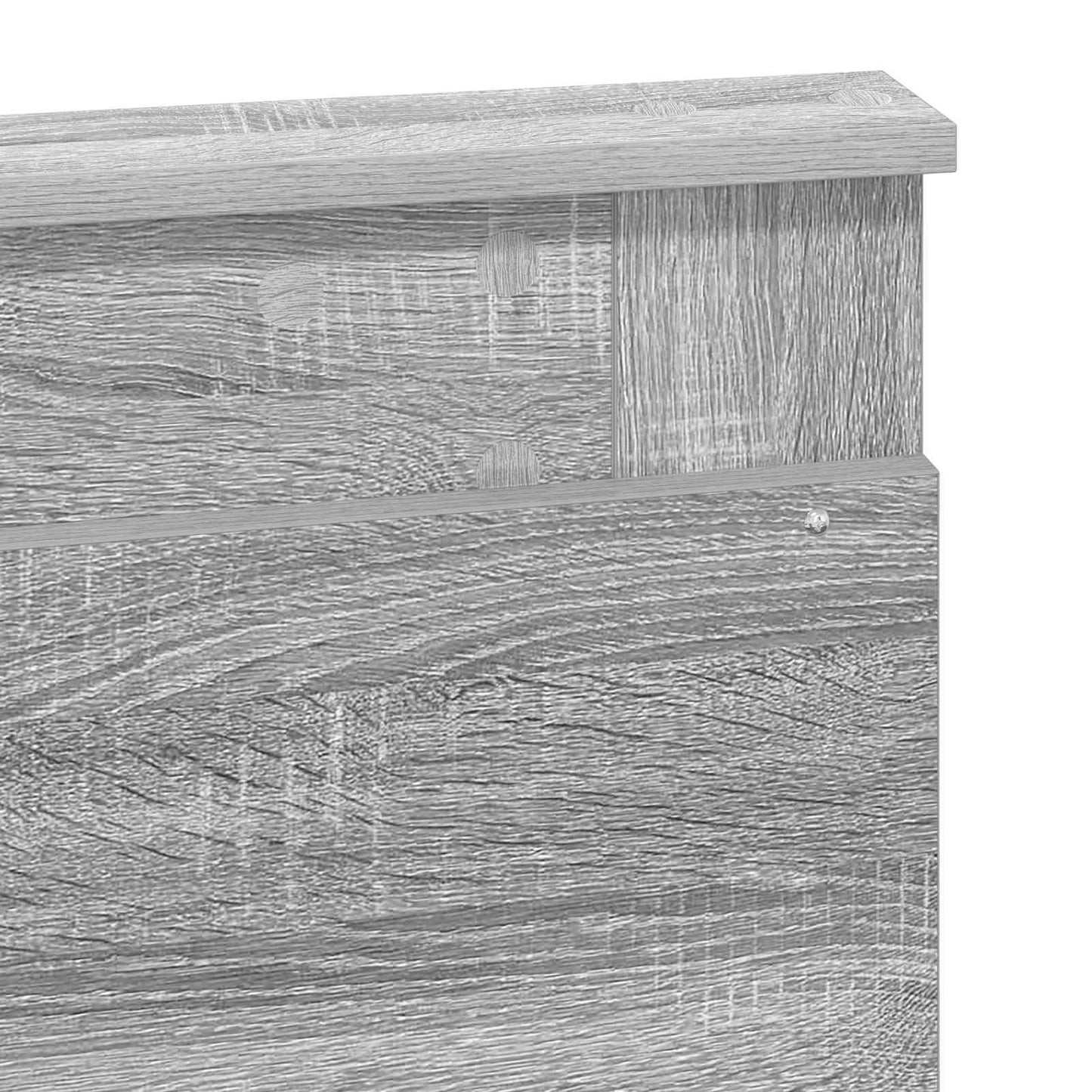 Headboard Grey Sonoma Engineered Wood