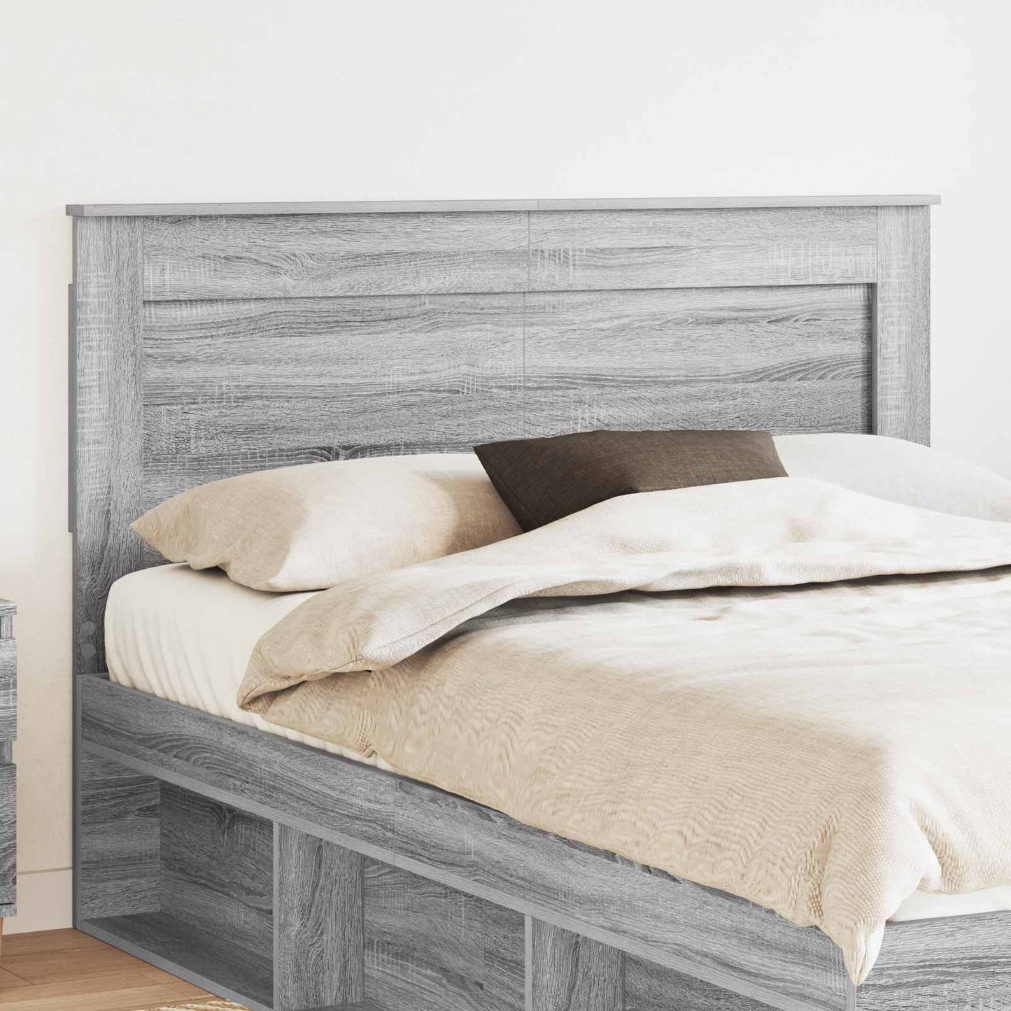 Headboard Grey Sonoma Engineered Wood