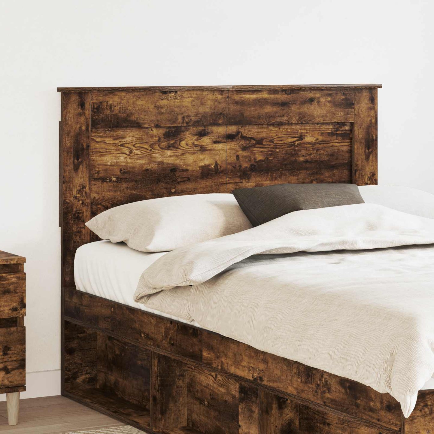 Headboard Smoked Oak Engineered Wood
