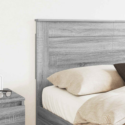 Headboard Grey Sonoma Engineered Wood
