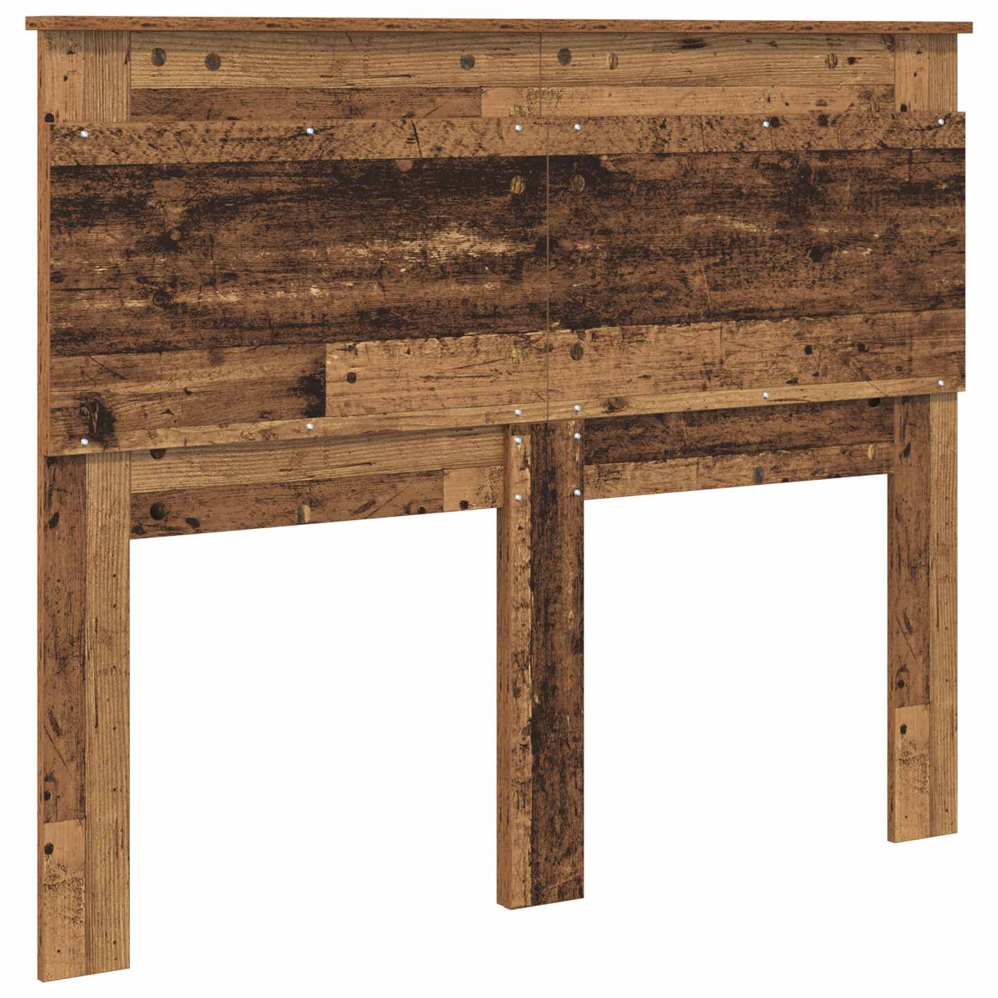 Headboard with Headboard Old Wood 135 cm Engineered Wood
