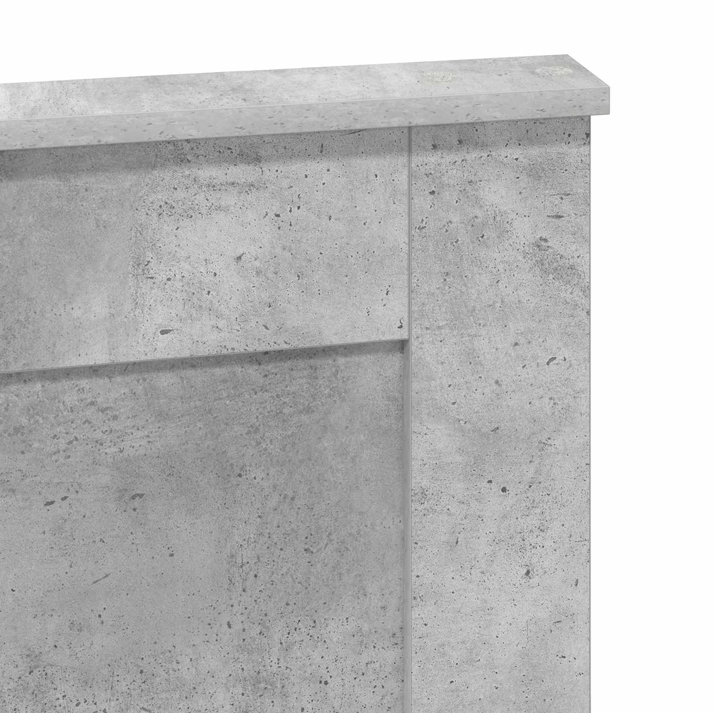 Headboard Concrete Grey Engineered Wood