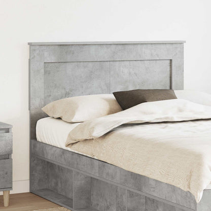 Headboard Concrete Grey Engineered Wood