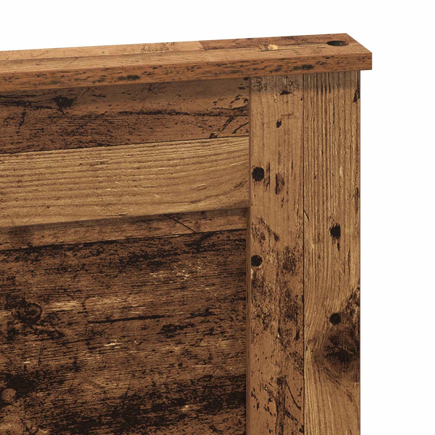 Headboard with Headboard Old Wood 120 cm Engineered Wood