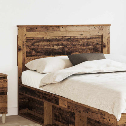 Headboard with Headboard Old Wood 120 cm Engineered Wood