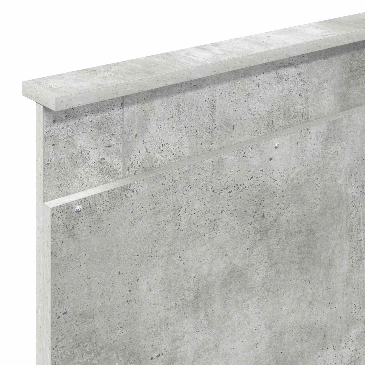 Headboard Concrete Grey Engineered Wood