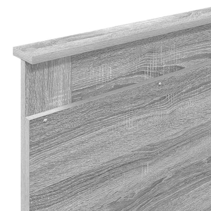 Headboard Grey Sonoma Engineered Wood