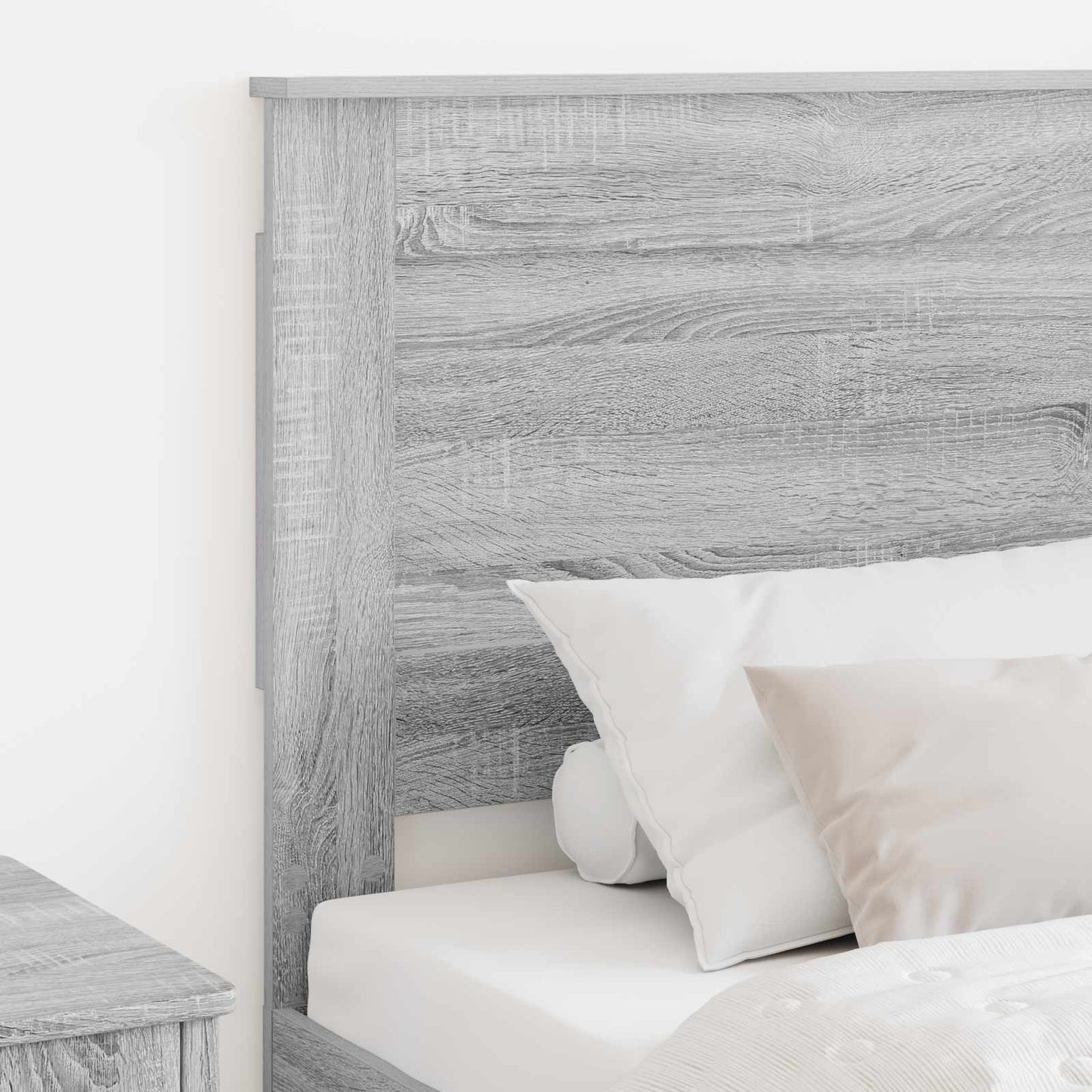 Headboard Grey Sonoma Engineered Wood