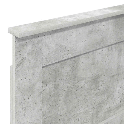 Headboard Concrete Grey Engineered Wood
