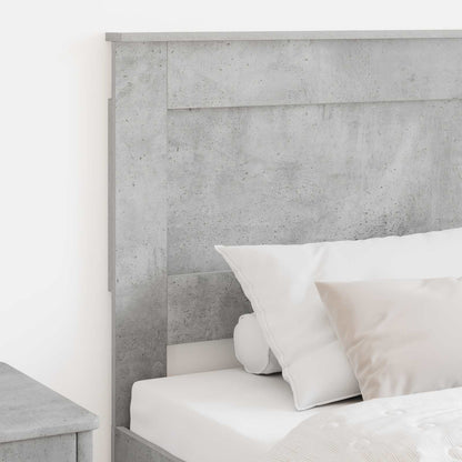 Headboard Concrete Grey Engineered Wood