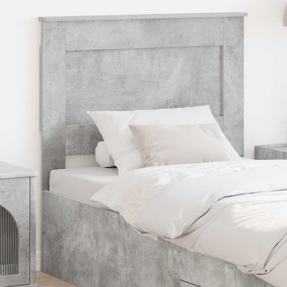 Headboard Concrete Grey Engineered Wood