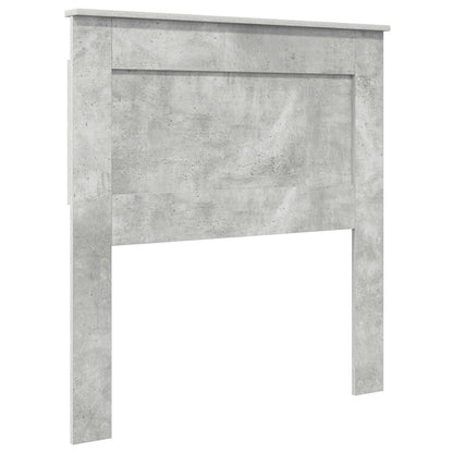 Headboard Concrete Grey Engineered Wood