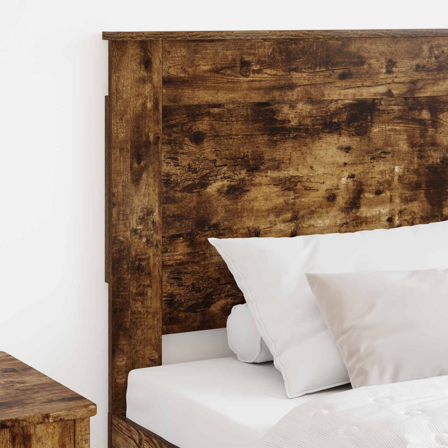 Headboard Smoked Oak Engineered Wood