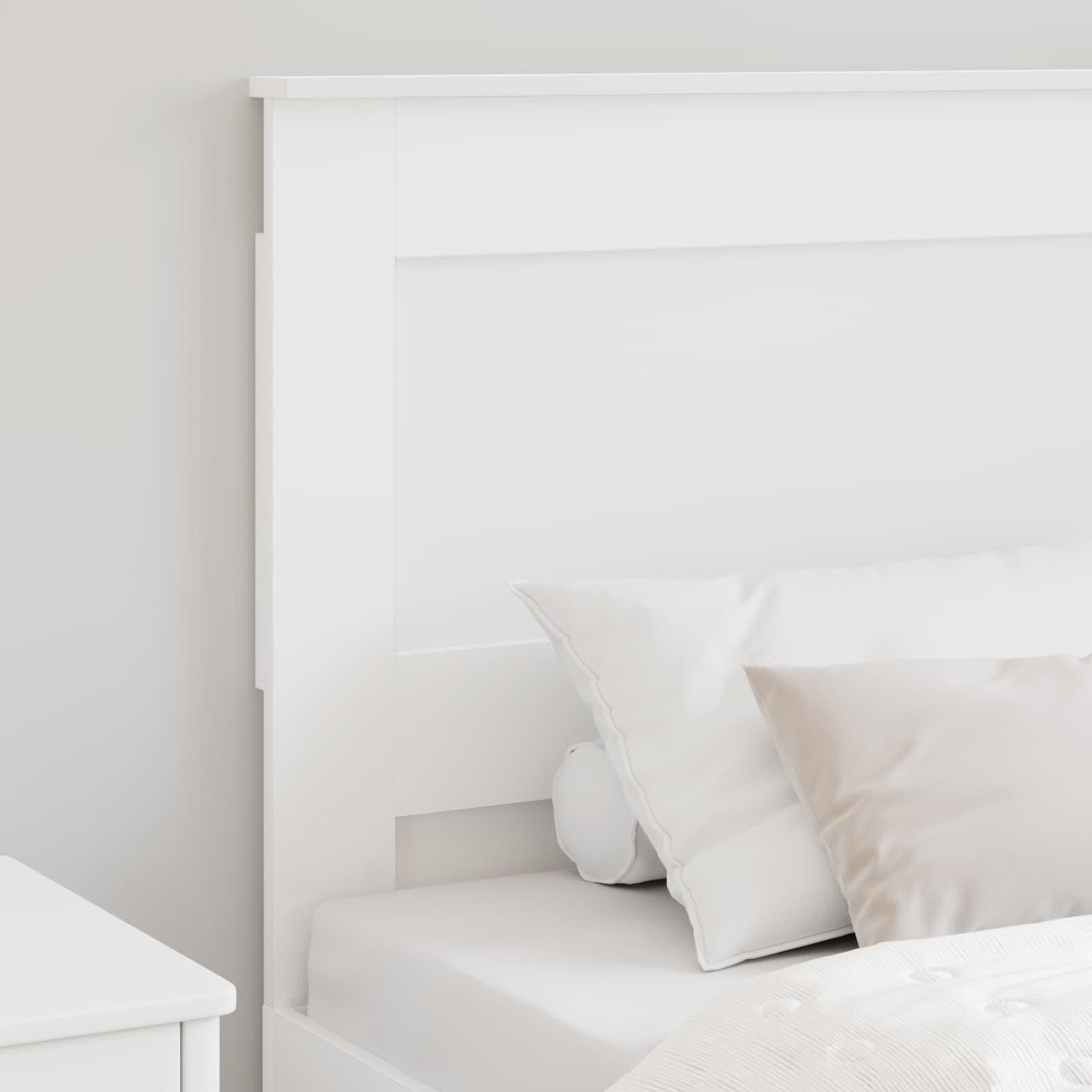 Headboard with Headboard White 80 cm Engineered Wood