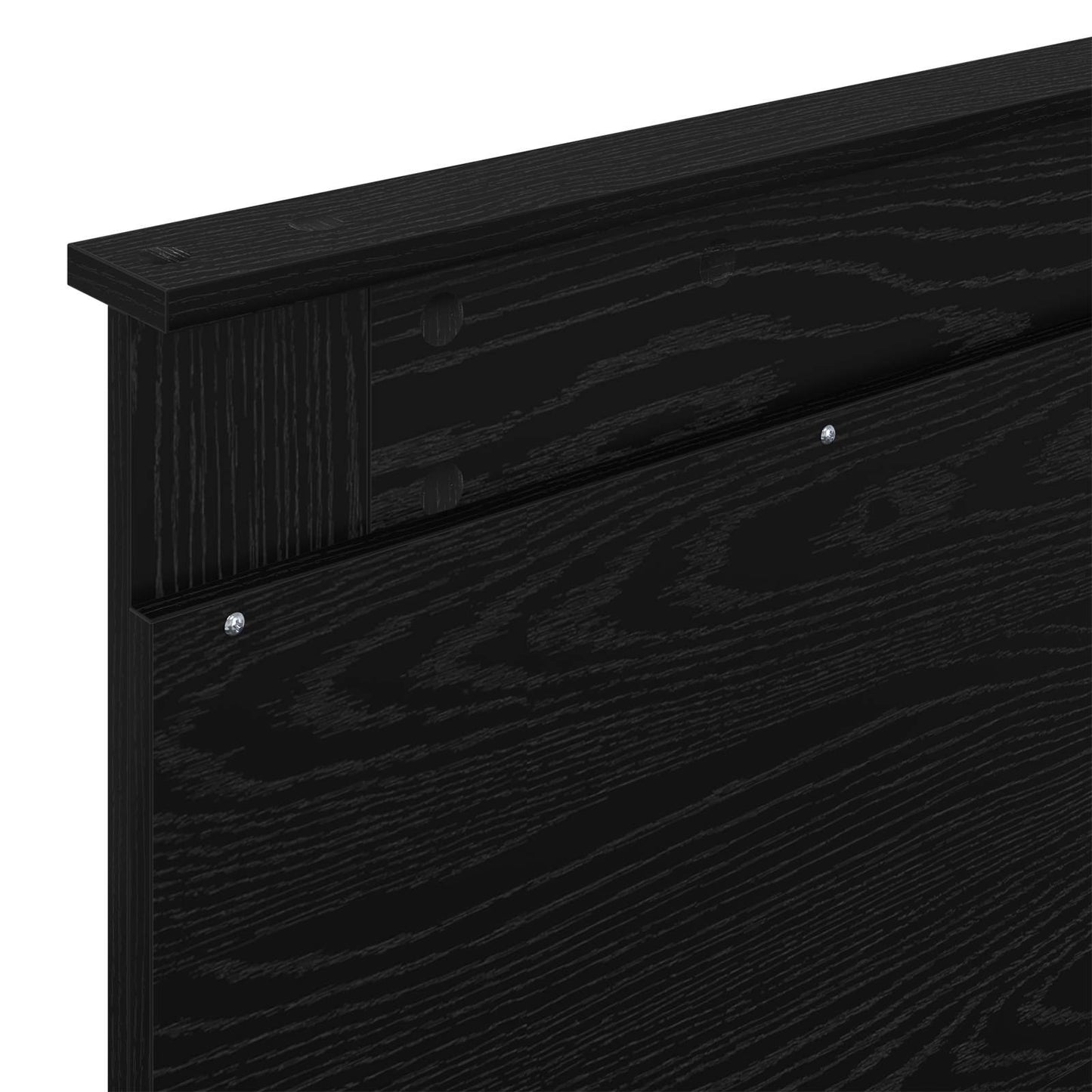 Headboard Black Oak Engineered Wood