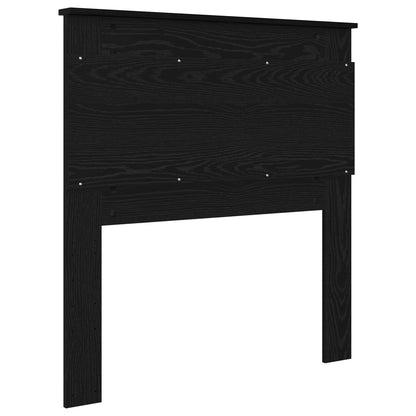 Headboard Black Oak Engineered Wood