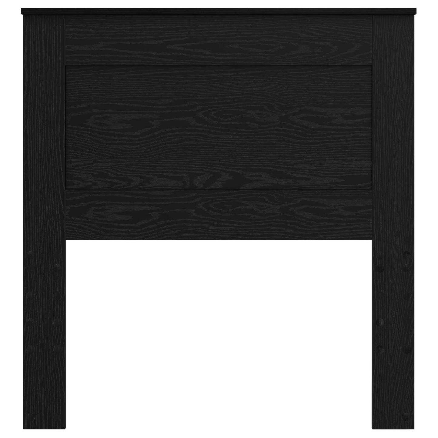 Headboard Black Oak Engineered Wood