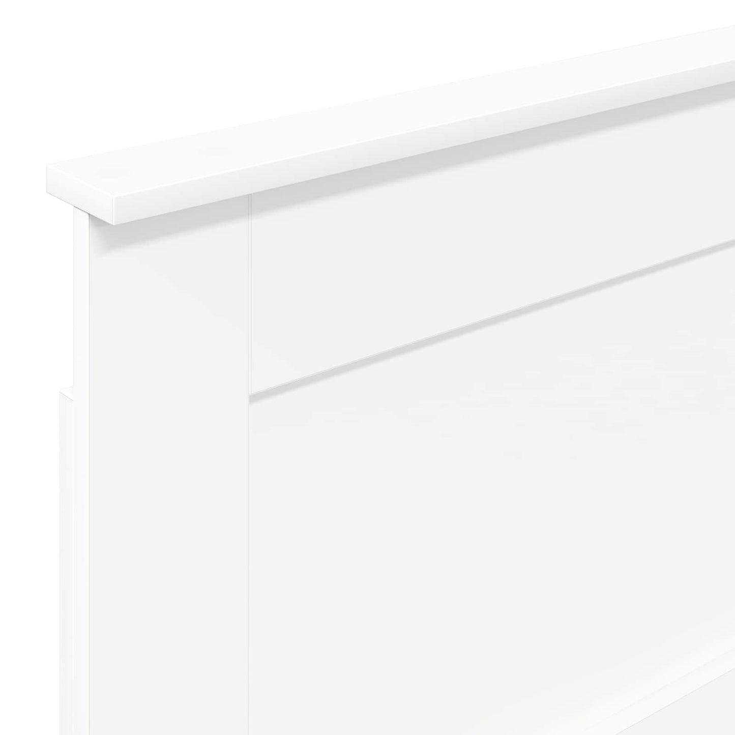 Headboard with Headboard White 75 cm Engineered Wood
