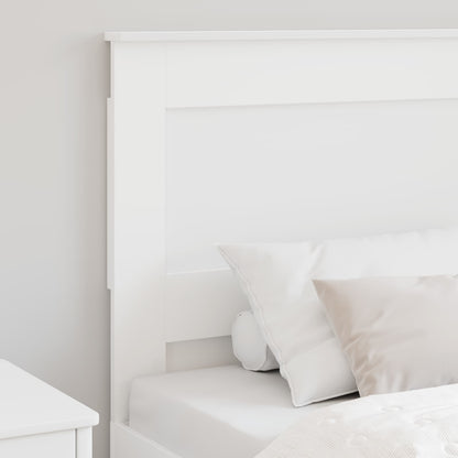 Headboard White Engineered Wood