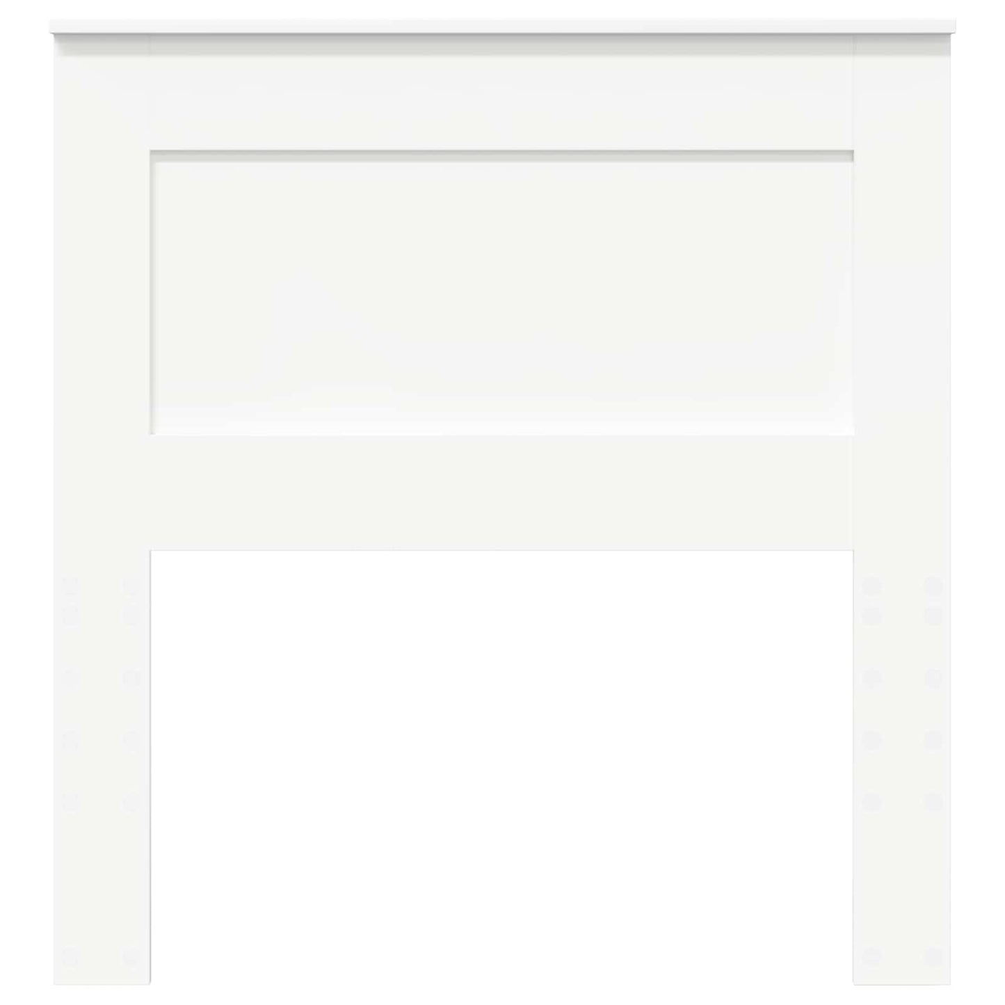 Headboard White Engineered Wood