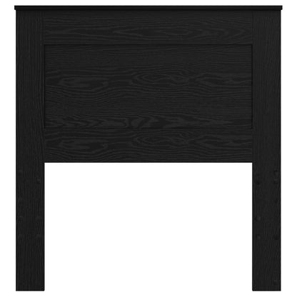 Headboard Black Oak Engineered Wood