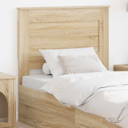 Headboard Sonoma Oak Engineered Wood