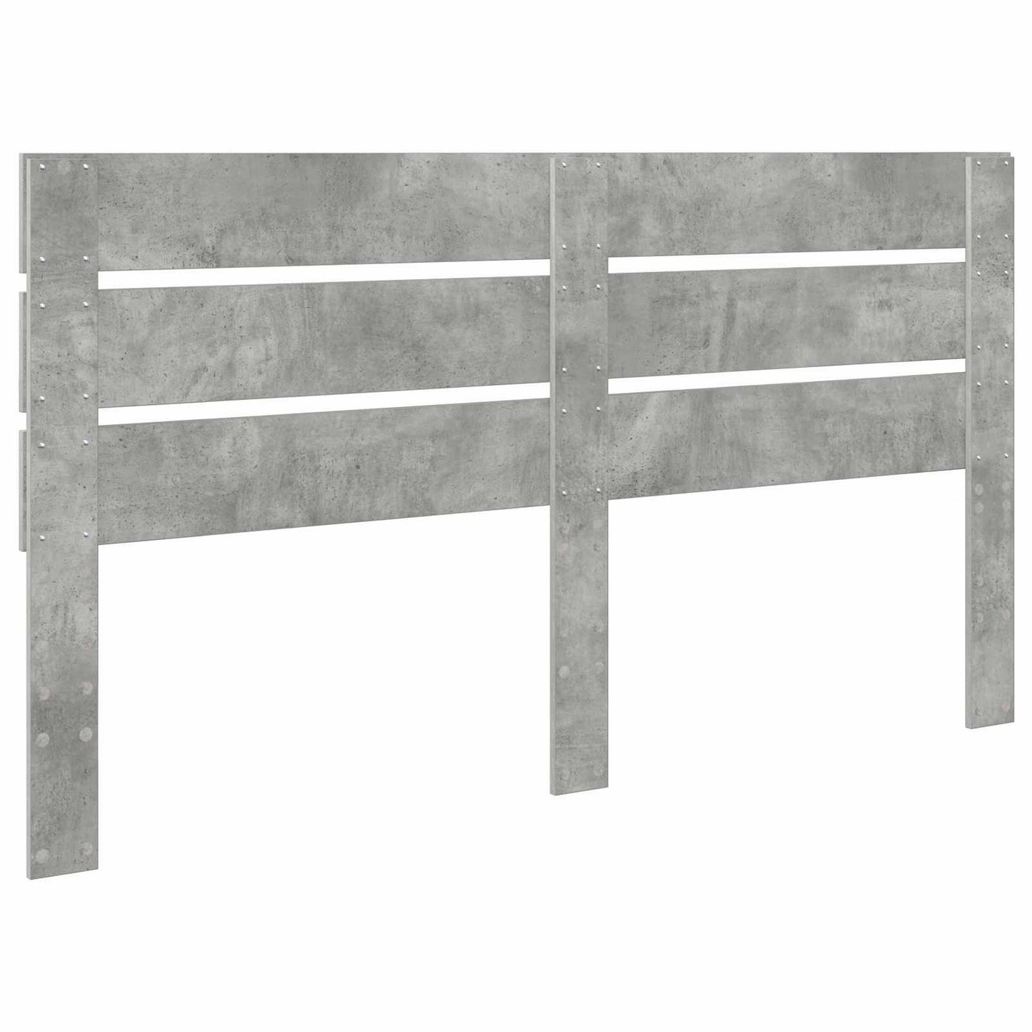 Headboard Concrete Grey Engineered Wood