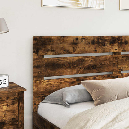 Headboard Smoked Oak Engineered Wood