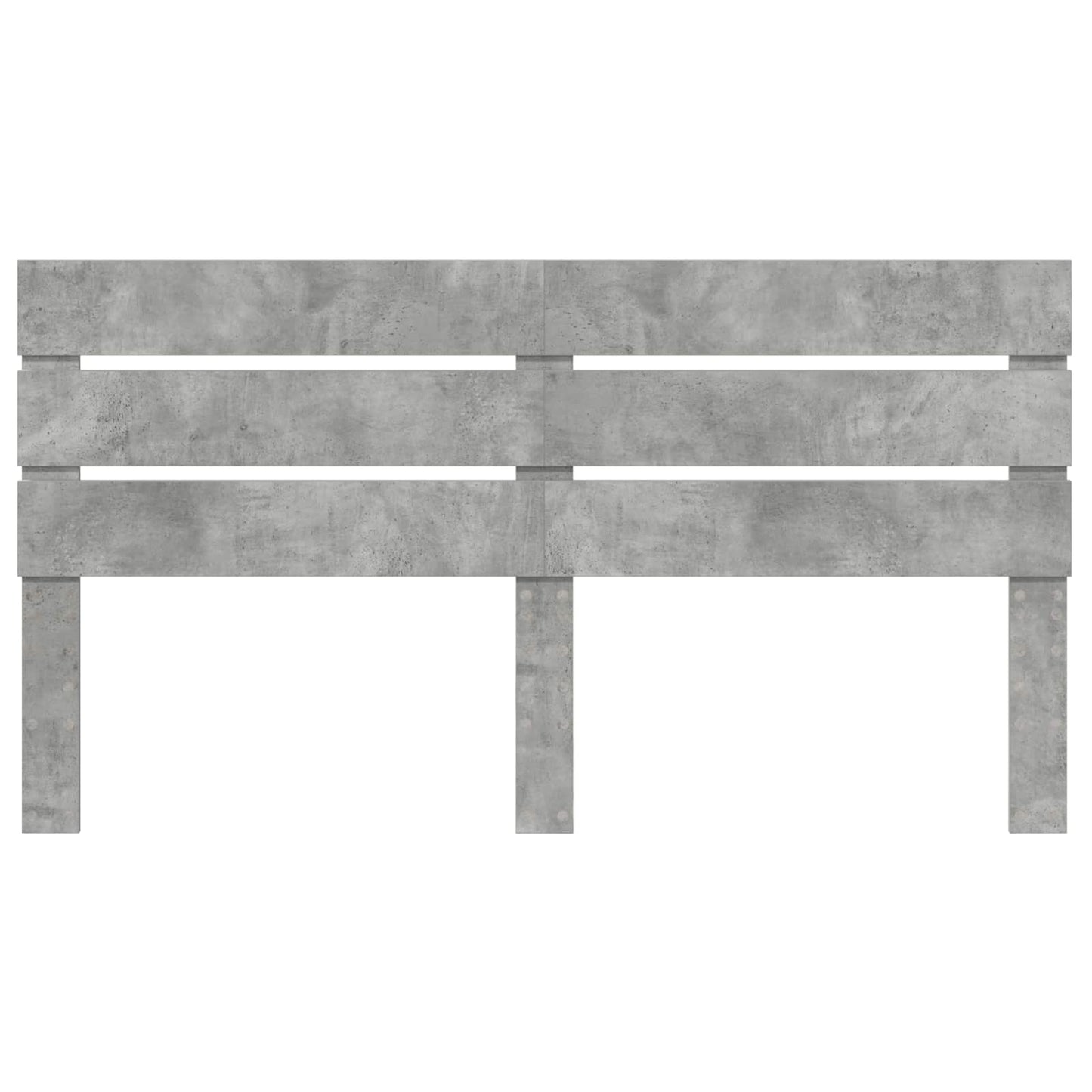 Headboard Concrete Grey Engineered Wood