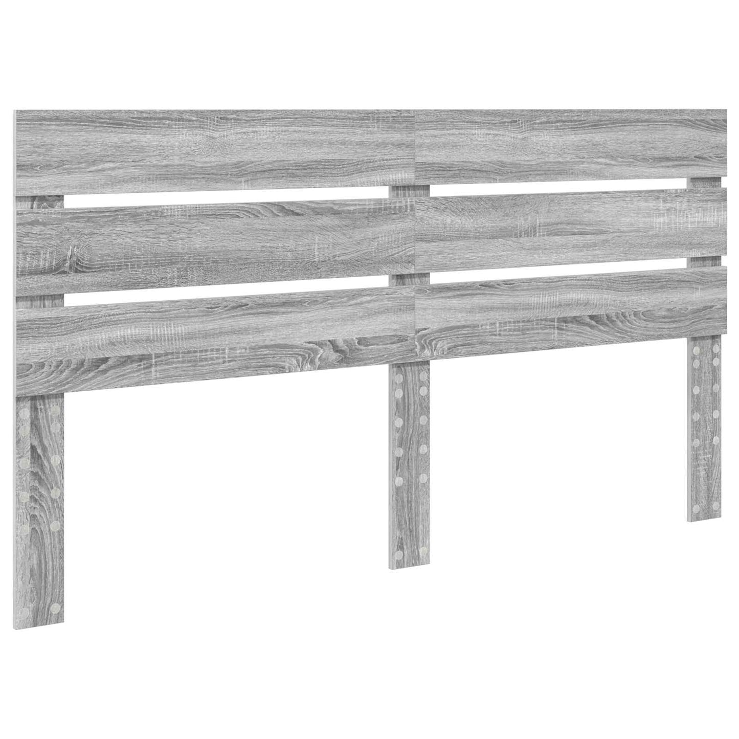 Headboard Grey Sonoma Engineered Wood