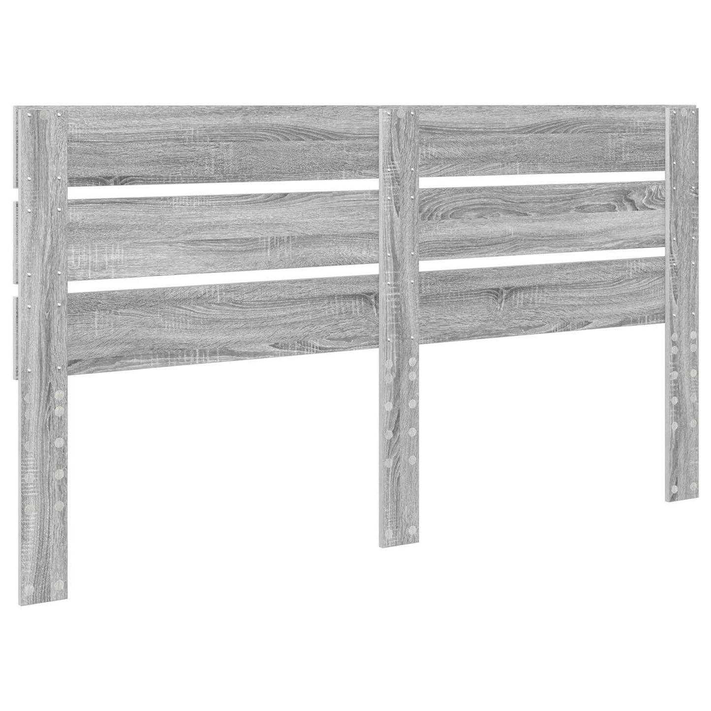 Headboard Grey Sonoma Engineered Wood